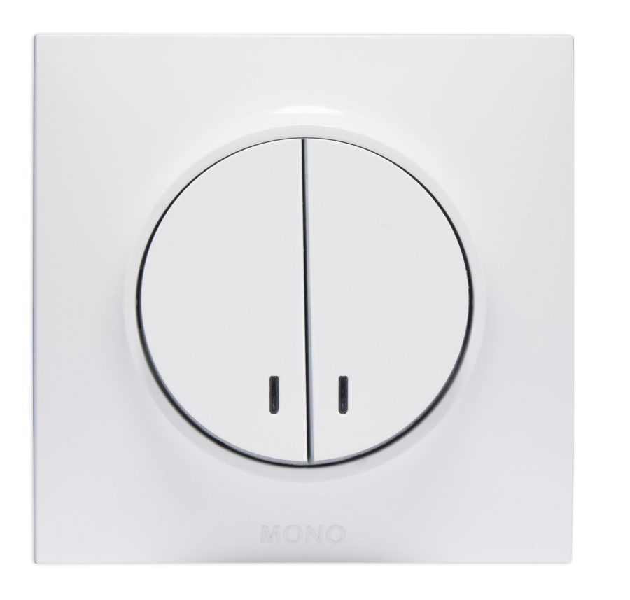 Interrupteur double allumage lumineux